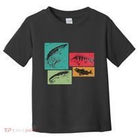 For Anglers Good Catch Perch Pike Trout Toddler T-Shirt thumb 0