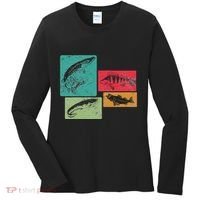 For Anglers Good Catch Perch Pike Trout Women's Long Sleeve Shirt thumb 0