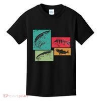 For Anglers Good Catch Perch Pike Trout Kids T-Shirt thumb 0