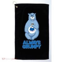 Funny Always Gumpy Bear Golf Towel thumb 0
