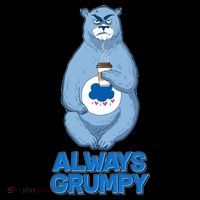 Funny Always Gumpy Bear Kids Hoodie thumb 5