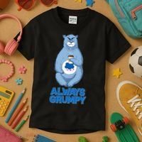Funny Always Gumpy Bear Kids T-Shirt thumb 3