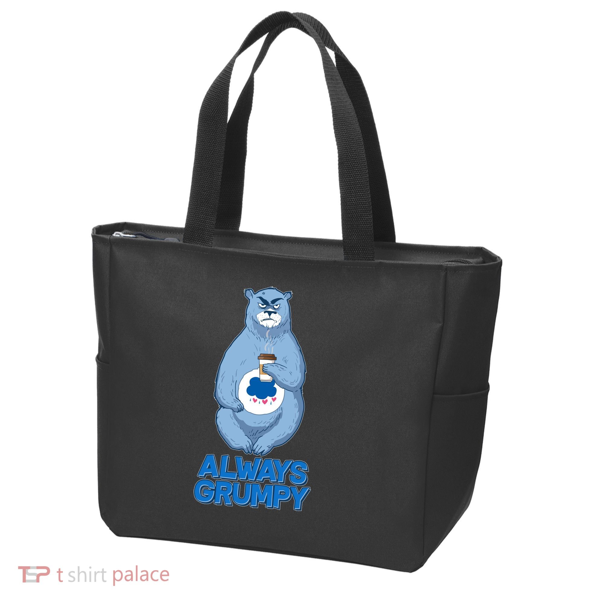 Funny Always Gumpy Bear Tote Bag