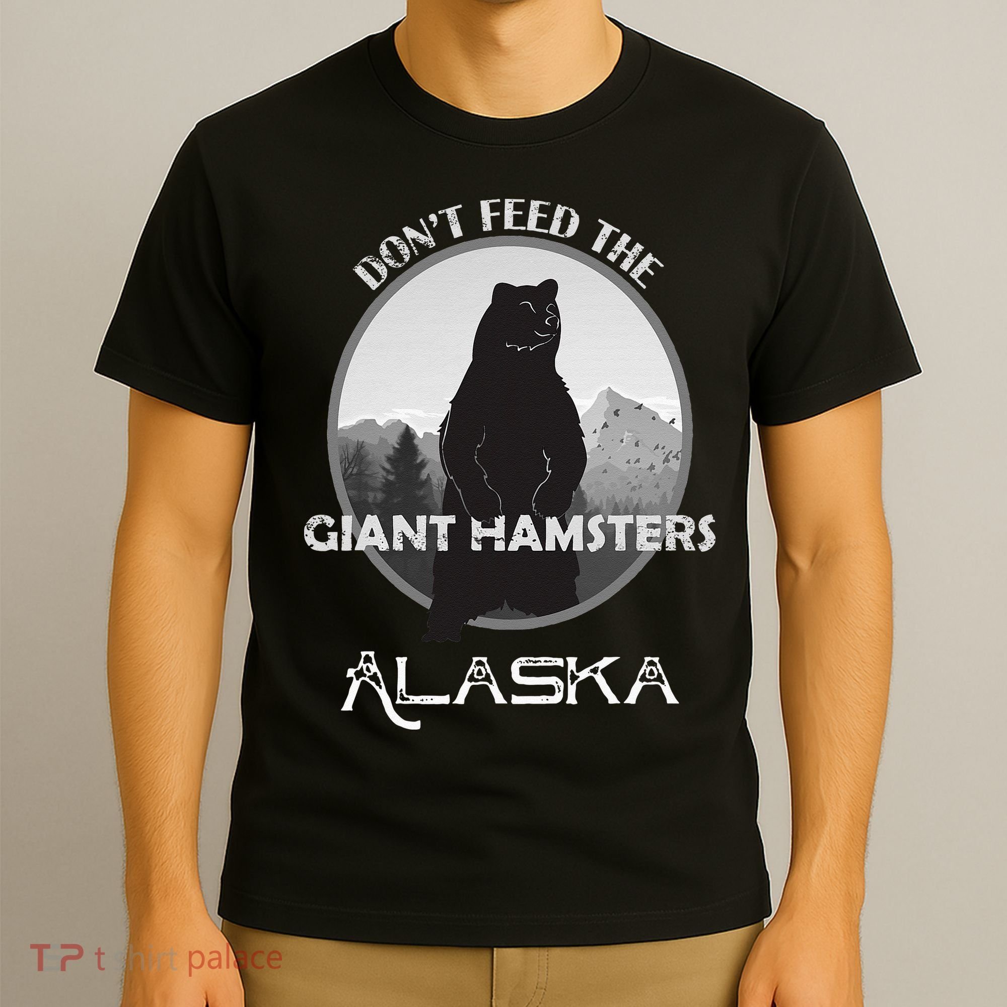 Funny Alaska Grizzly Bear Gift Kodiak Grizzlies Souvenir T-Shirt