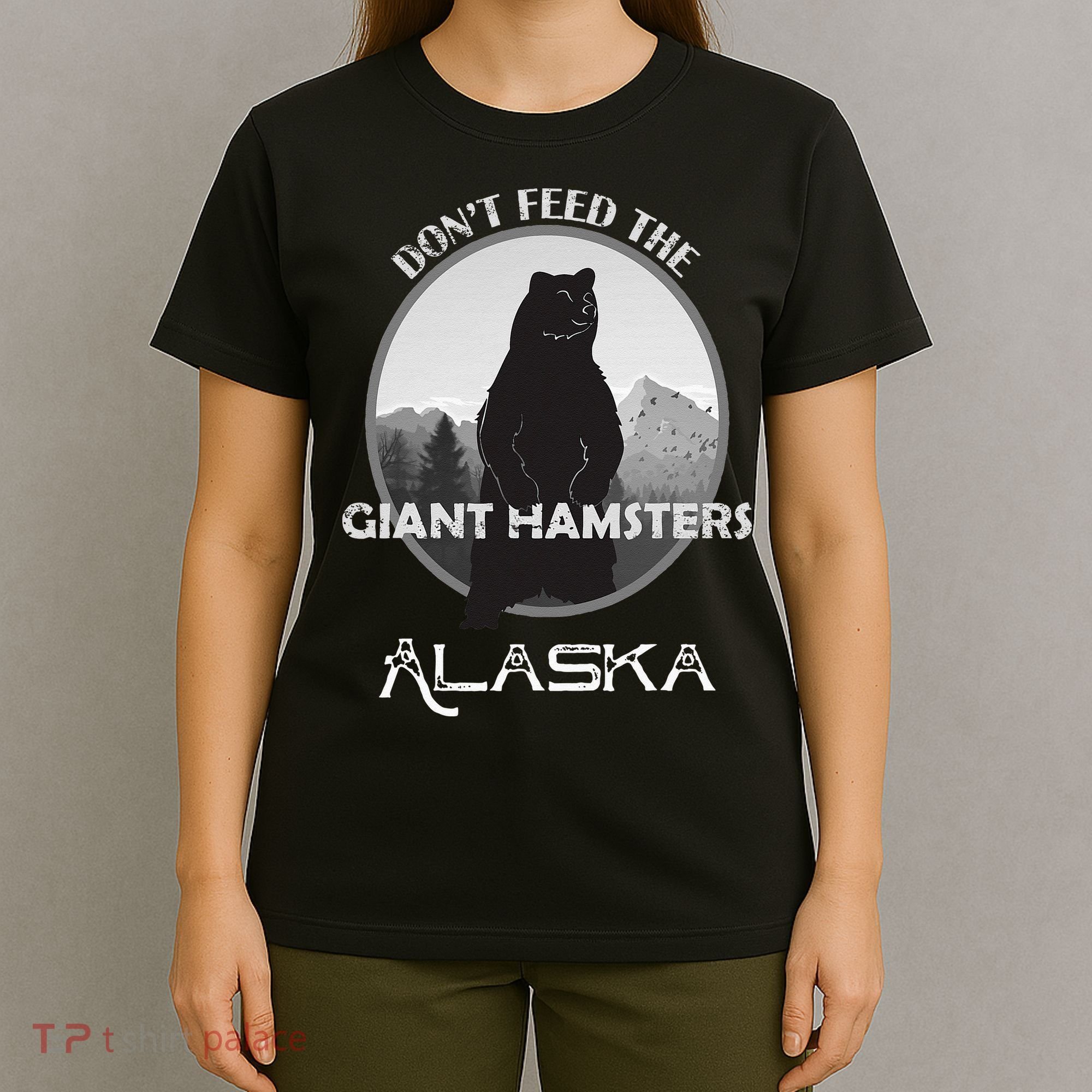 Funny Alaska Grizzly Bear Gift Kodiak Grizzlies Souvenir T-Shirt
