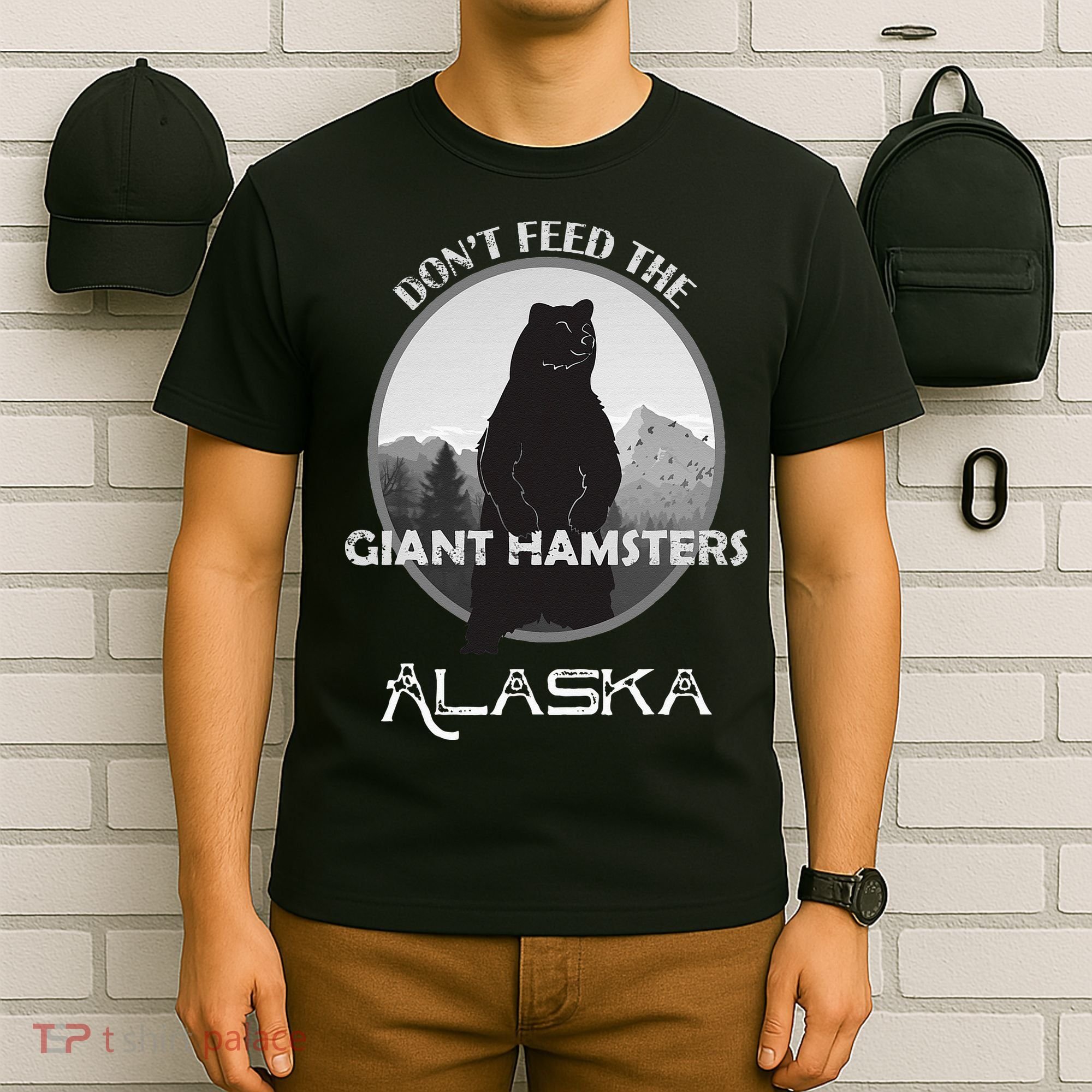 Funny Alaska Grizzly Bear Gift Kodiak Grizzlies Souvenir T-Shirt