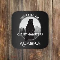 Funny Alaska Grizzly Bear Gift Kodiak Grizzlies Souvenir Coaster thumb 0