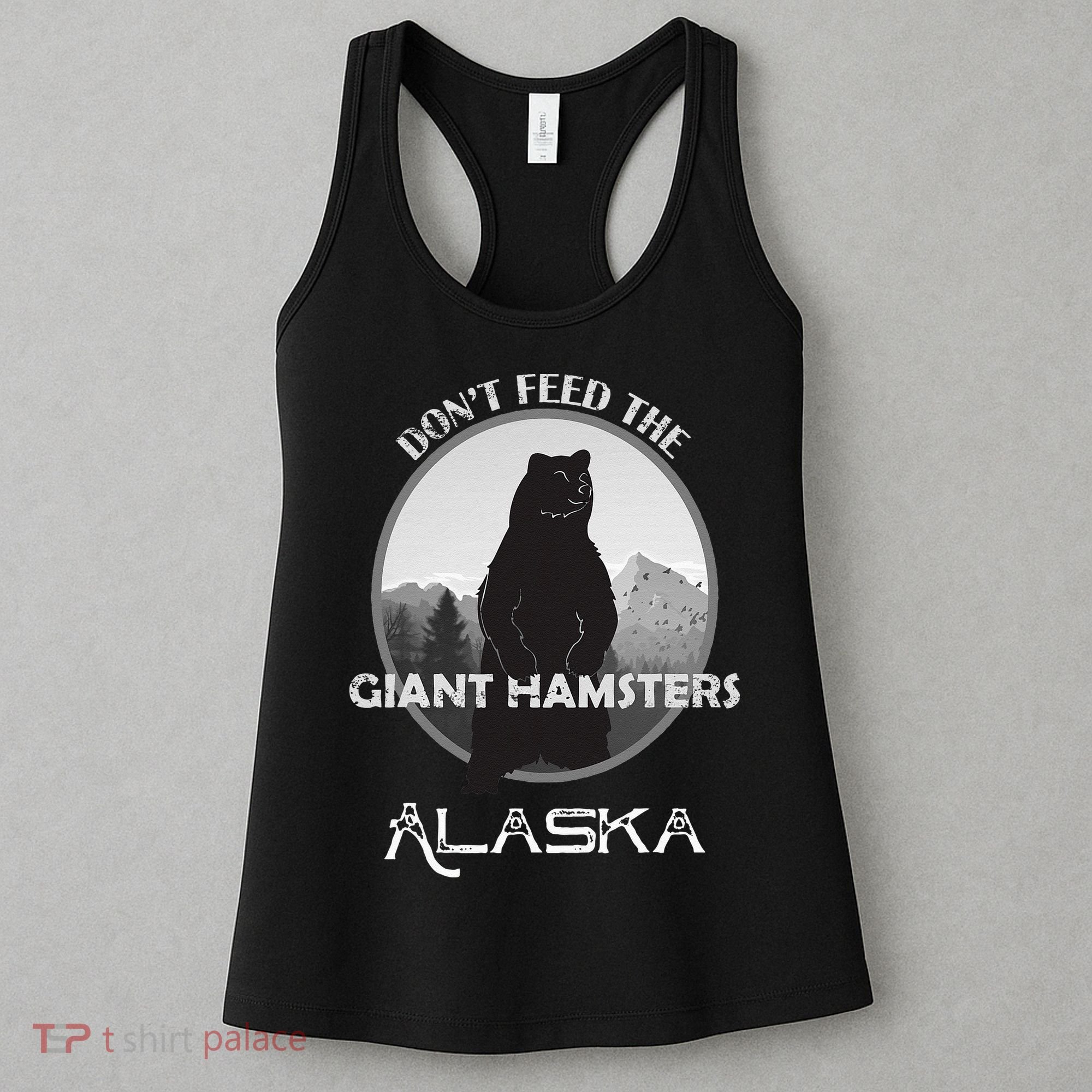 Funny Alaska Grizzly Bear Gift Kodiak Grizzlies Souvenir Women's Tank Top