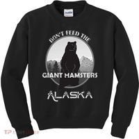 Funny Alaska Grizzly Bear Gift Kodiak Grizzlies Souvenir Kids Sweatshirt thumb 0
