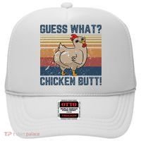 Funny Animal Guess What Chicken Butt Cute Chickens Buffs Hat thumb 0