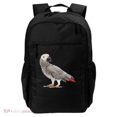 Funny African Grey Parrot Bird Gift Backpack