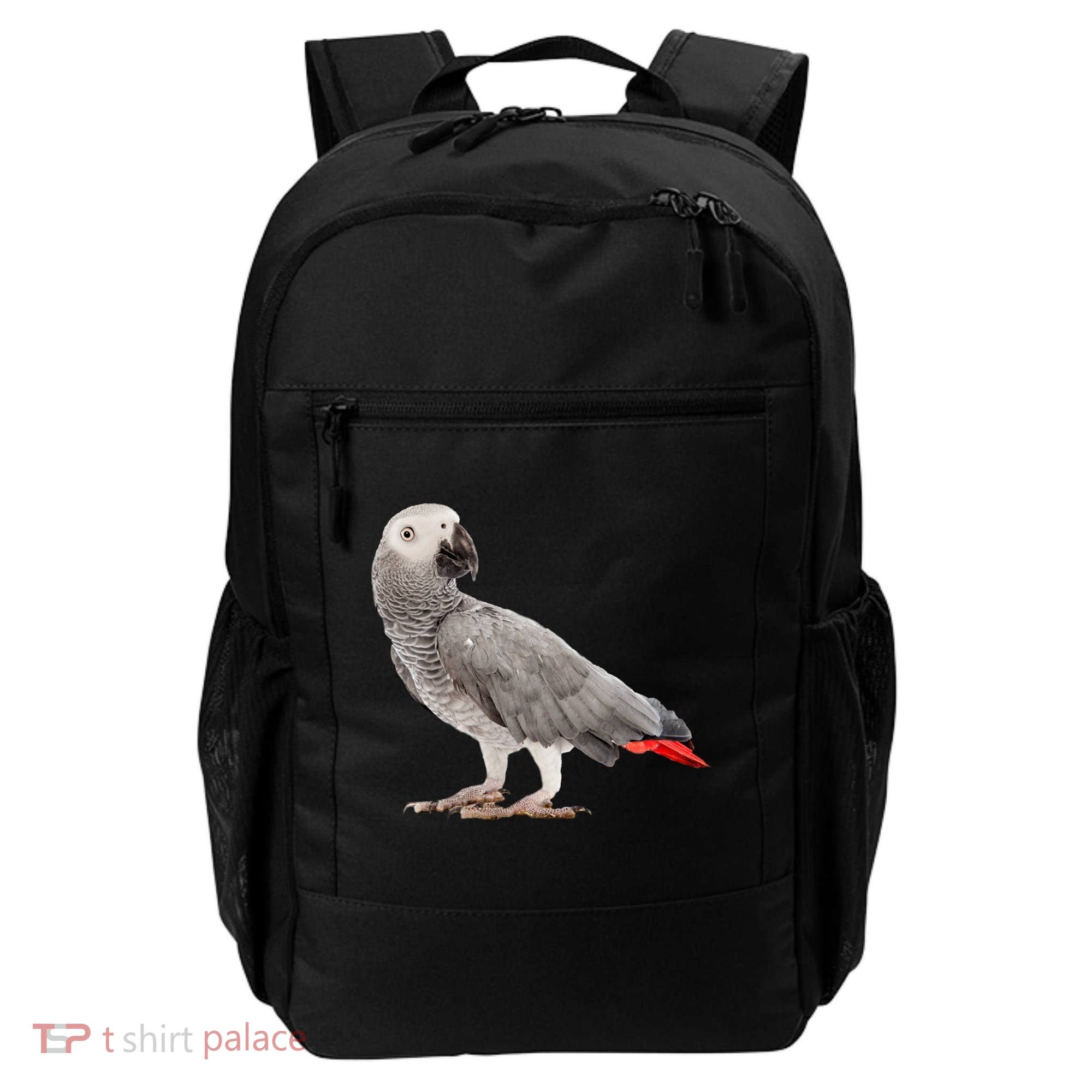 Funny African Grey Parrot Bird Gift Backpack