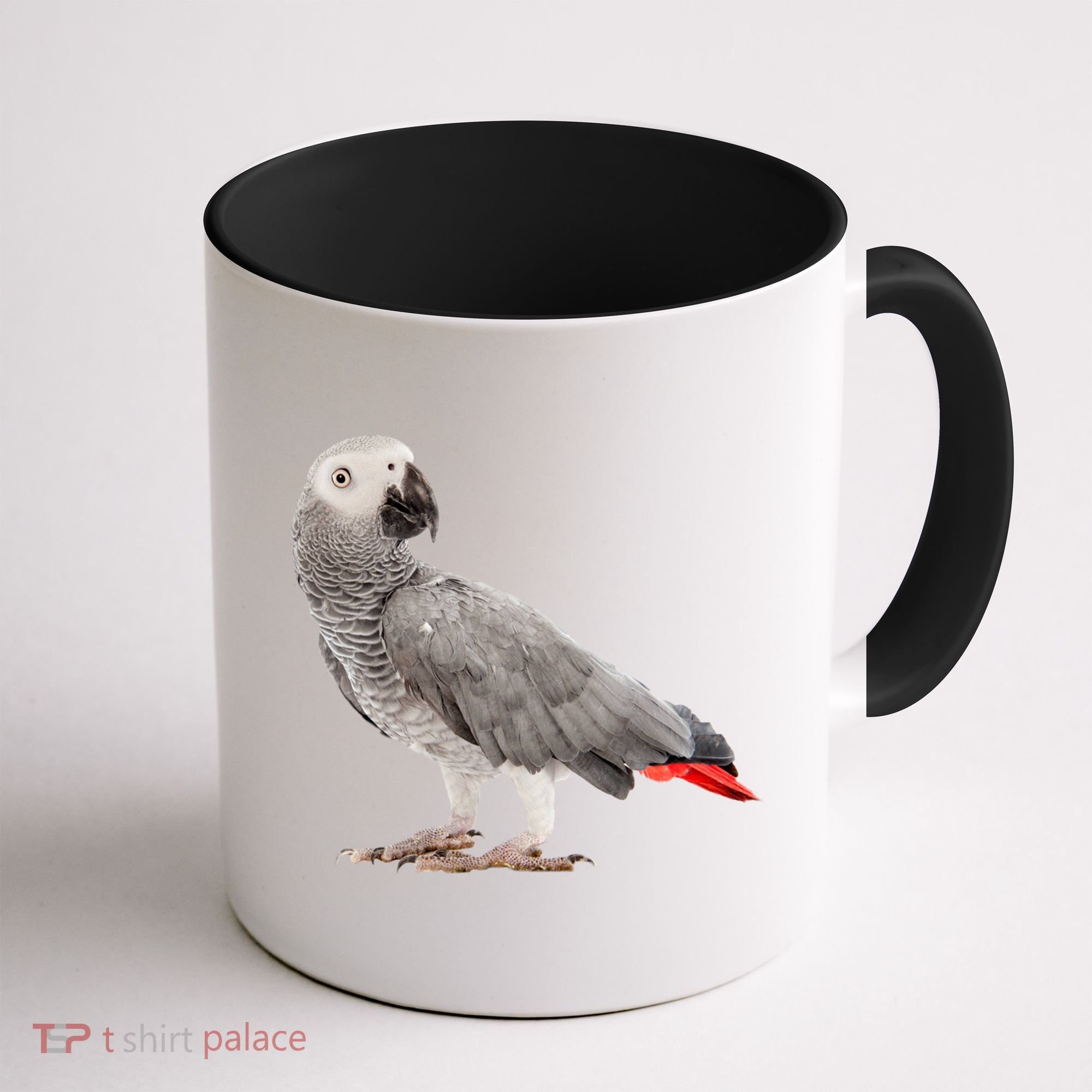 Funny African Grey Parrot Bird Gift Coffee Mug