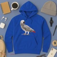Funny African Grey Parrot Bird Gift Hoodie thumb 3