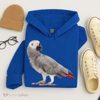 Funny African Grey Parrot Bird Gift Hoodie thumb 4