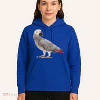 Funny African Grey Parrot Bird Gift Hoodie thumb 5