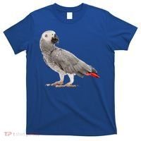 Funny African Grey Parrot Bird Gift T-Shirt thumb 0