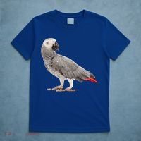 Funny African Grey Parrot Bird Gift T-Shirt thumb 5