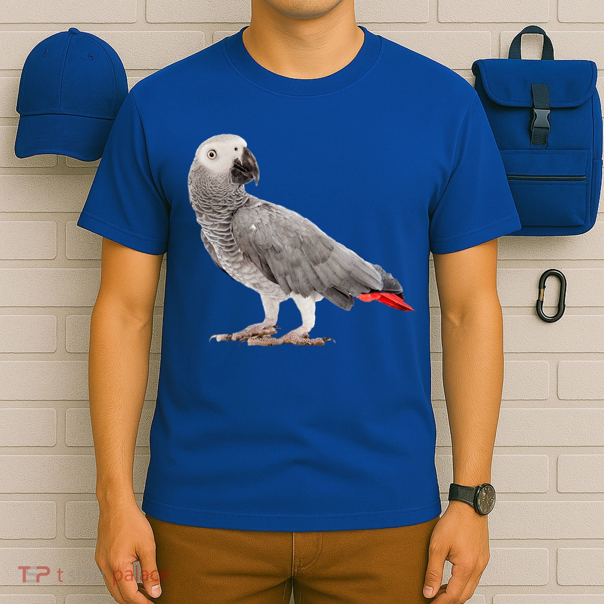 Funny African Grey Parrot Bird Gift T-Shirt