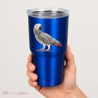 Funny African Grey Parrot Bird Gift Tumbler thumb 2
