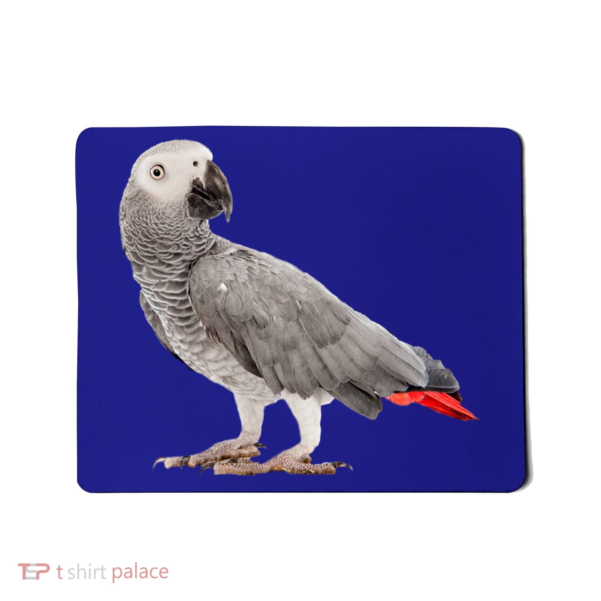 Funny African Grey Parrot Bird Gift Mousepad