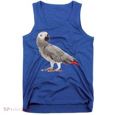 Funny African Grey Parrot Bird Gift Tank Top