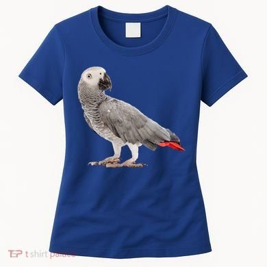 Funny African Grey Parrot Bird Gift Women's T-Shirt