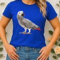 Funny African Grey Parrot Bird Gift Women's T-Shirt thumb 2