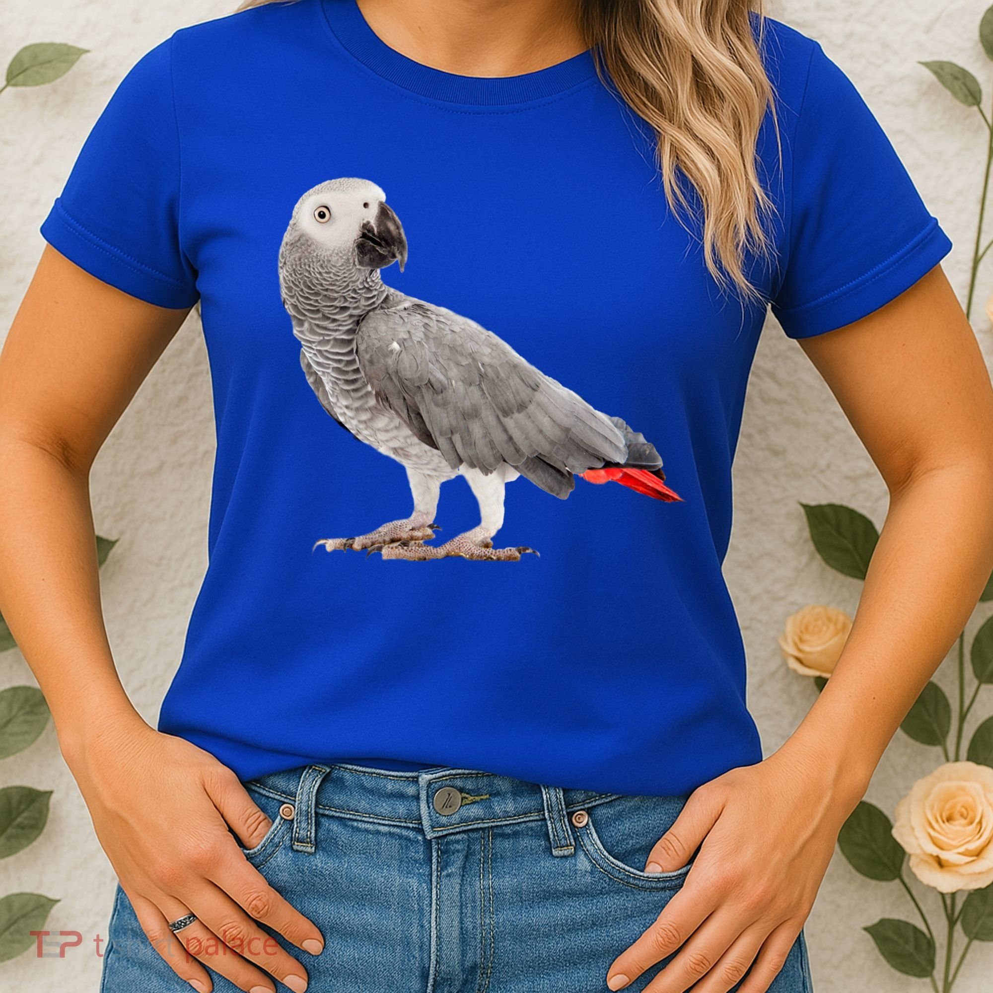 Funny African Grey Parrot Bird Gift Women's T-Shirt