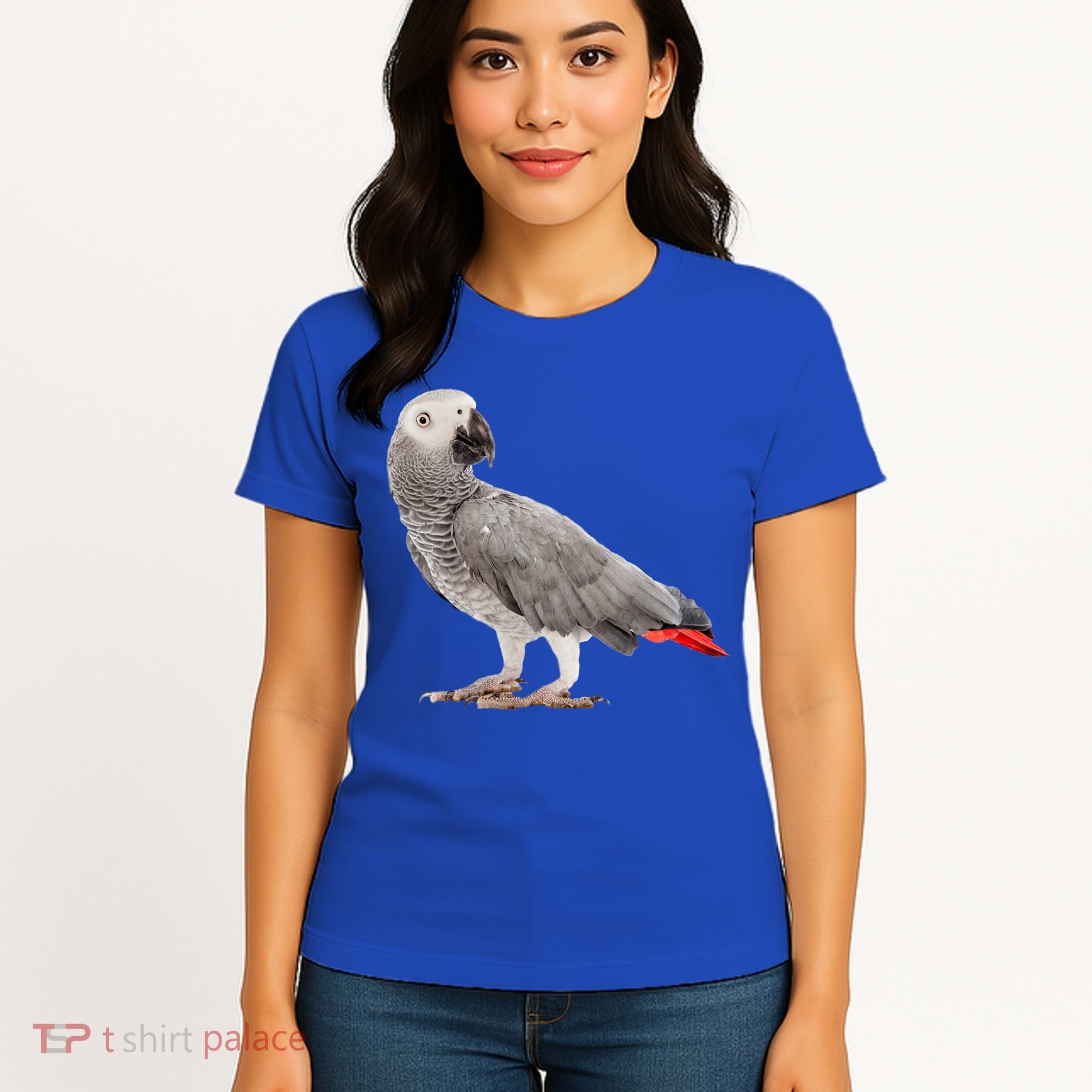 Funny African Grey Parrot Bird Gift Women's T-Shirt