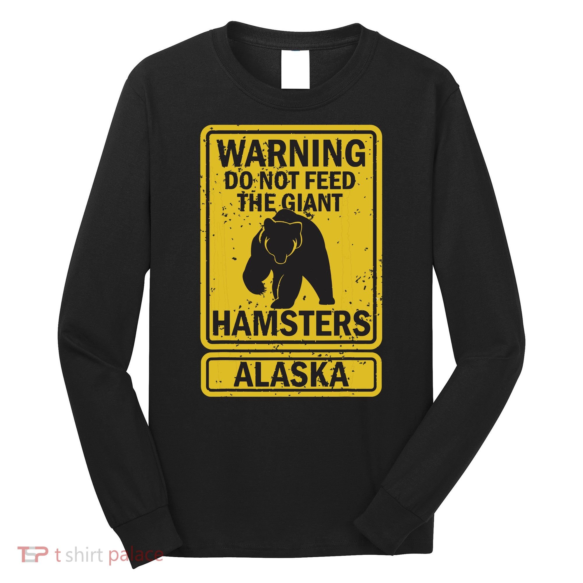 Funny Alaska Grizzly Brown Kodiak Bear Gift Long Sleeve Shirt