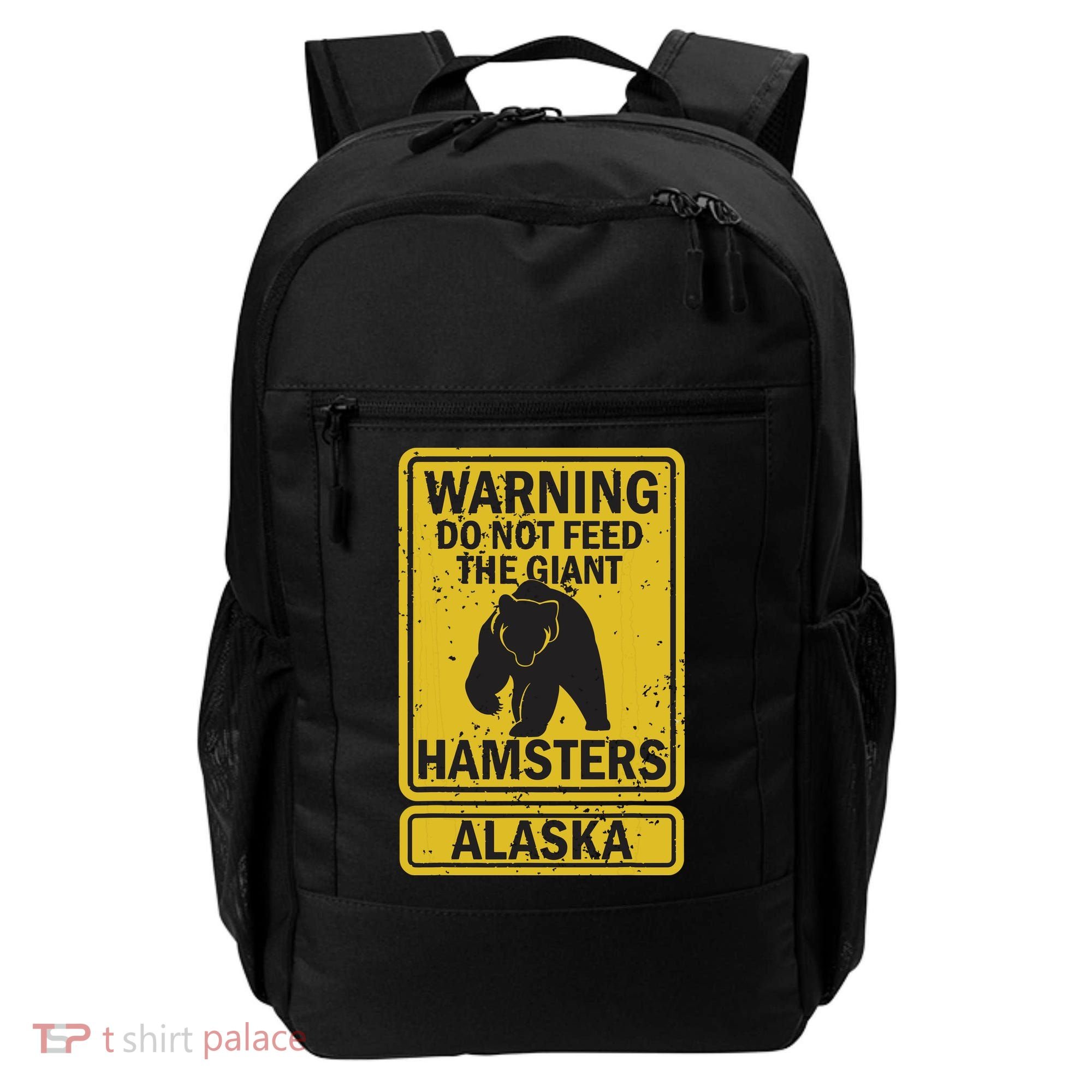 Funny Alaska Grizzly Brown Kodiak Bear Gift Backpack