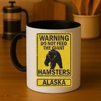 Funny Alaska Grizzly Brown Kodiak Bear Gift Coffee Mug thumb 4