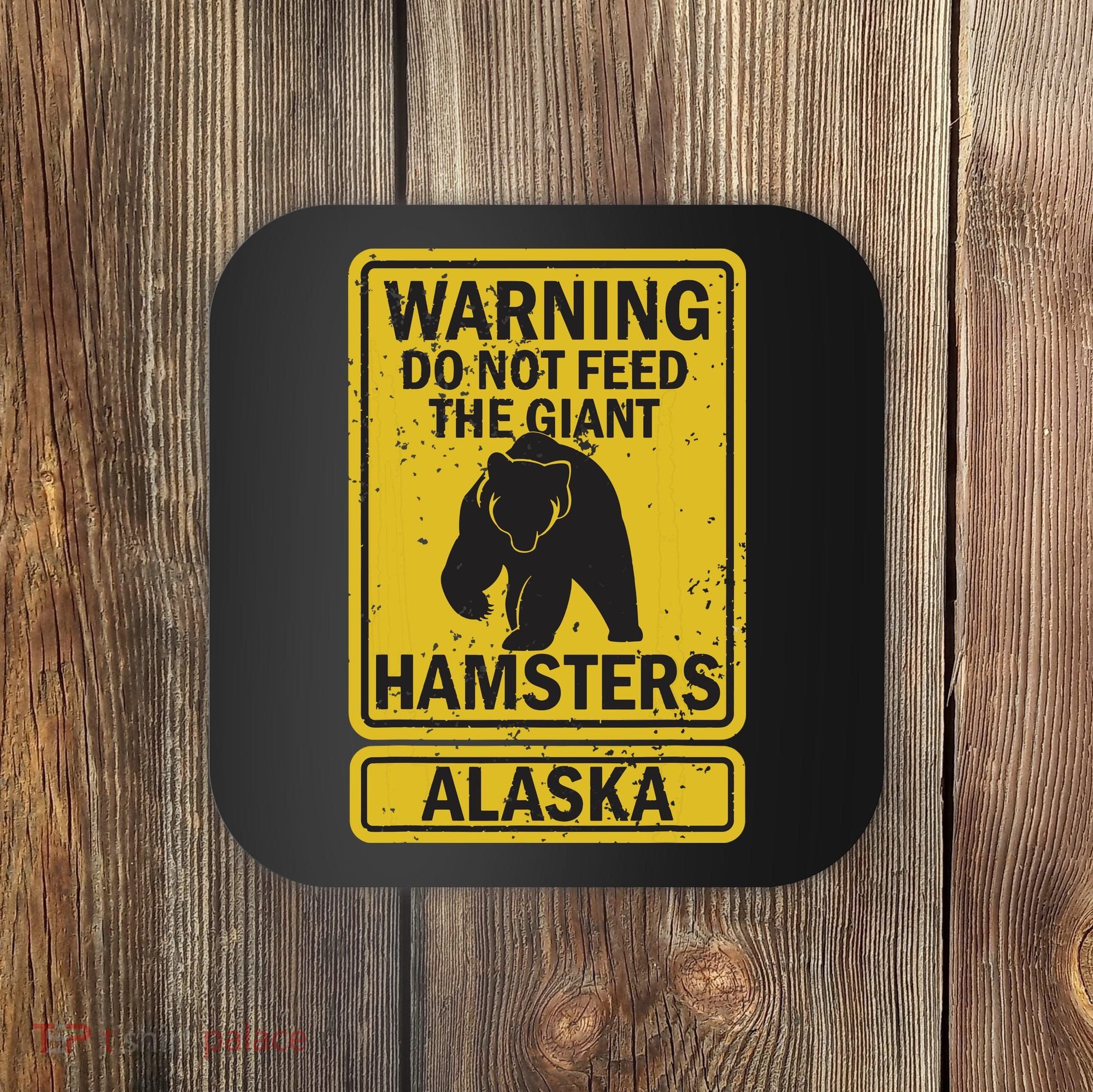 Funny Alaska Grizzly Brown Kodiak Bear Gift Coaster