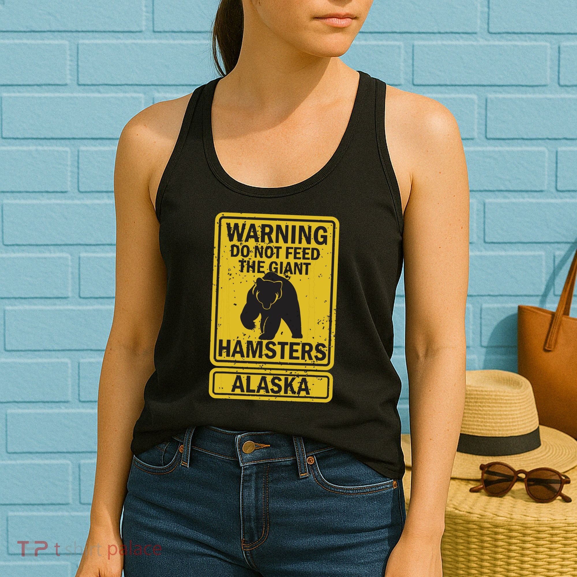 Funny Alaska Grizzly Brown Kodiak Bear Gift Women's Tank Top