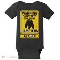 Funny Alaska Grizzly Brown Kodiak Bear Gift Baby Bodysuit thumb 0