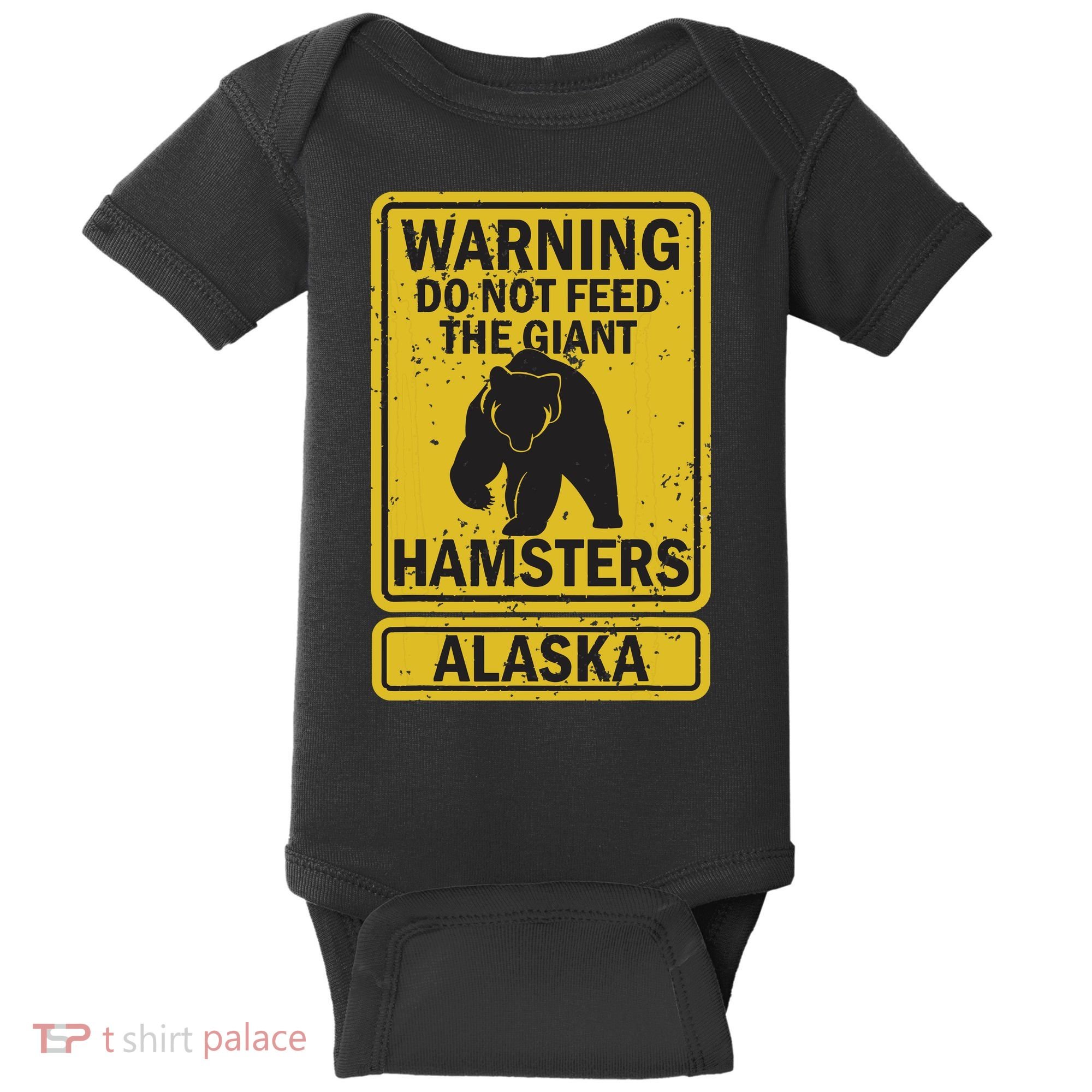 Funny Alaska Grizzly Brown Kodiak Bear Gift Baby Bodysuit