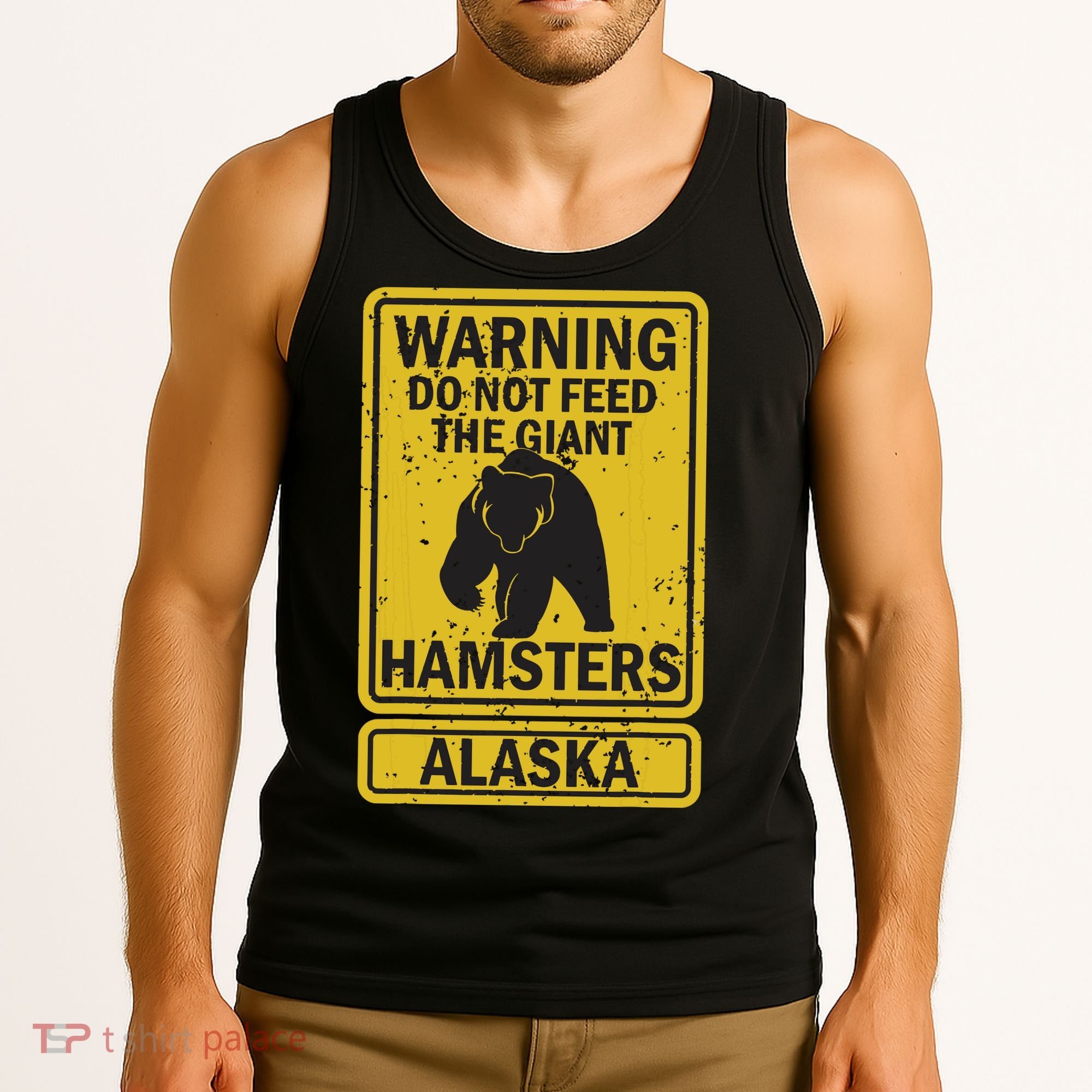 Funny Alaska Grizzly Brown Kodiak Bear Gift Tank Top