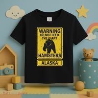 Funny Alaska Grizzly Brown Kodiak Bear Gift Toddler T-Shirt thumb 3