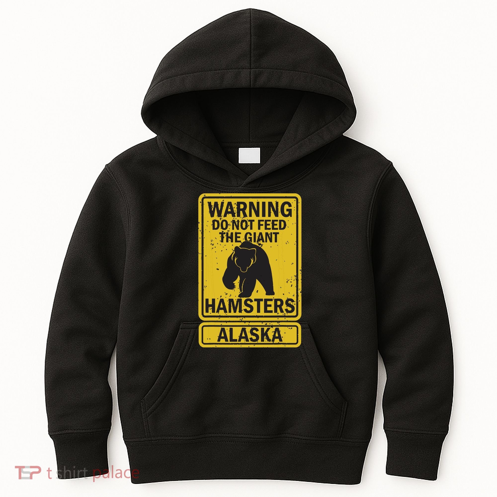 Funny Alaska Grizzly Brown Kodiak Bear Gift Kids Hoodie