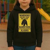 Funny Alaska Grizzly Brown Kodiak Bear Gift Kids Hoodie thumb 3