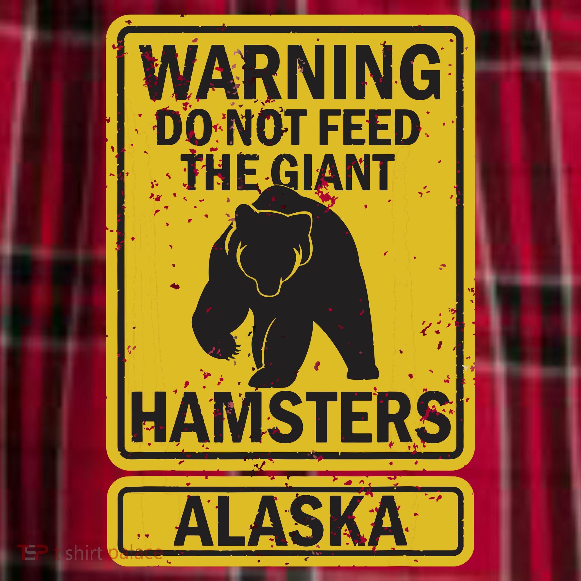 Funny Alaska Grizzly Brown Kodiak Bear Gift Women's Flannel Plaid Pajama Pants
