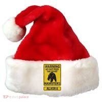 Funny Alaska Grizzly Brown Kodiak Bear Gift Santa Hat thumb 0