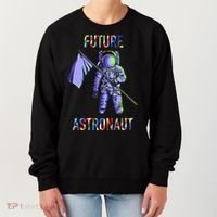 Future Astronauts Graphic Cool Gift Rainbow Stem Space Gift Women's Sweatshirt thumb 0