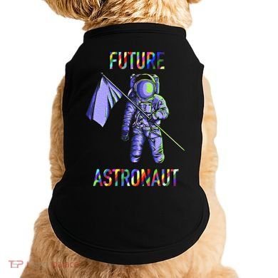 Future Astronauts Graphic Cool Gift Rainbow Stem Space Gift Doggie Tank