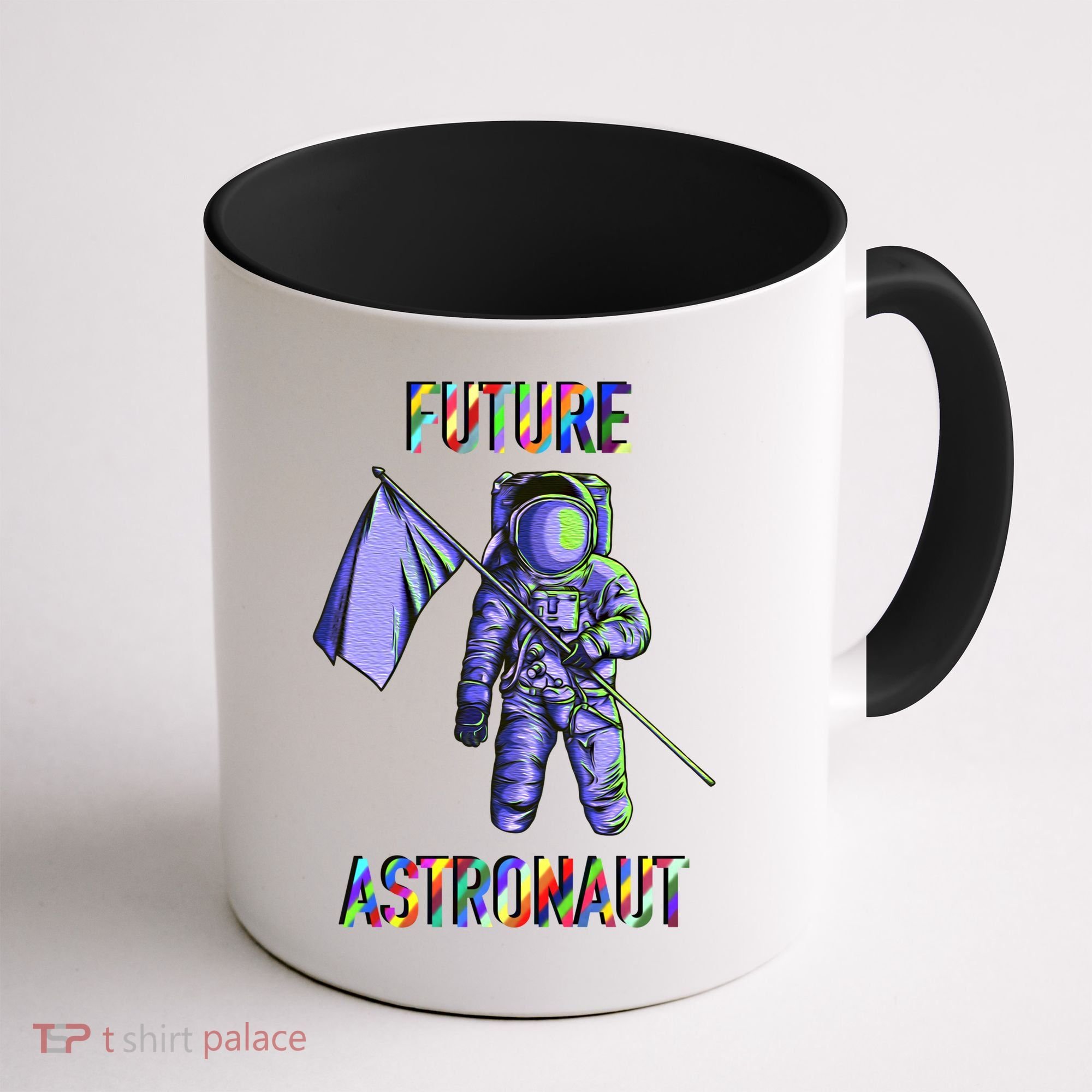 Future Astronauts Graphic Cool Gift Rainbow Stem Space Gift Coffee Mug