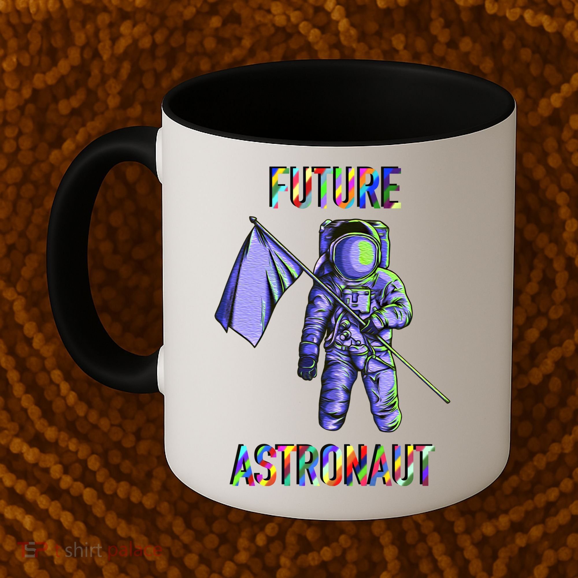Future Astronauts Graphic Cool Gift Rainbow Stem Space Gift Coffee Mug