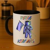 Future Astronauts Graphic Cool Gift Rainbow Stem Space Gift Coffee Mug thumb 4