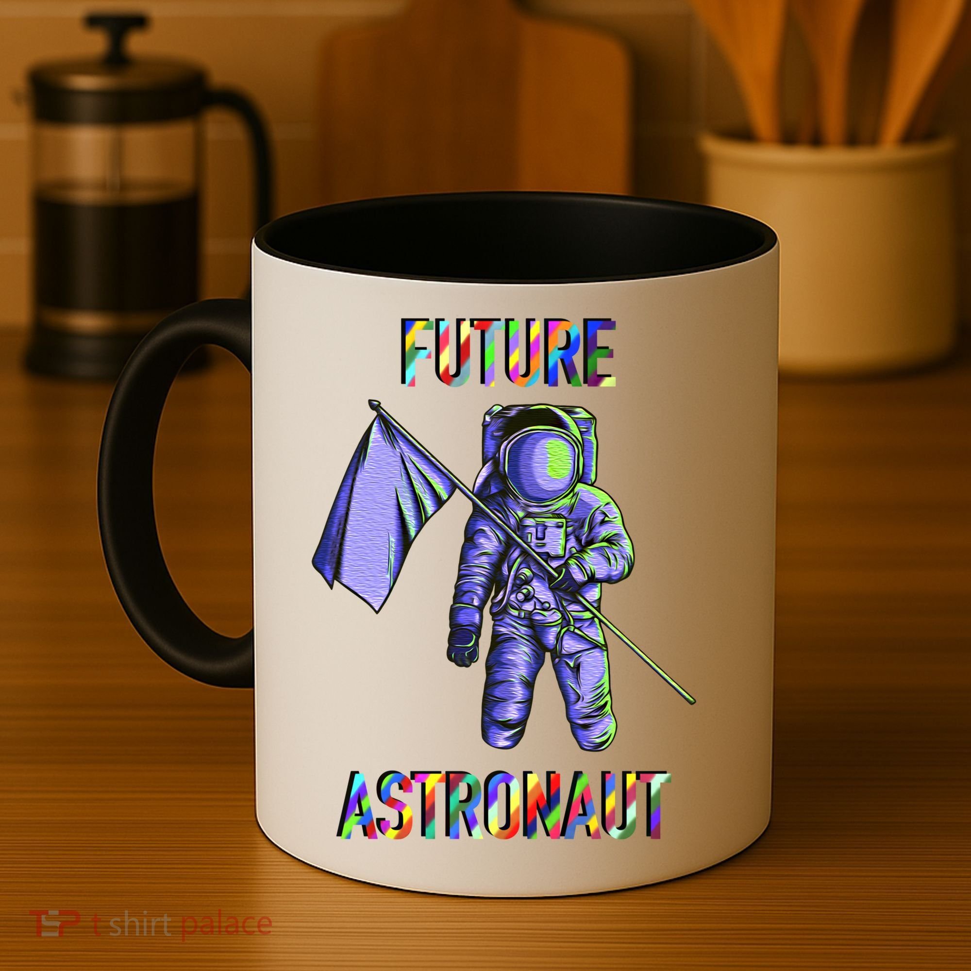 Future Astronauts Graphic Cool Gift Rainbow Stem Space Gift Coffee Mug