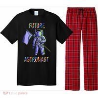 Future Astronauts Graphic Cool Gift Rainbow Stem Space Gift Pajama Set thumb 0